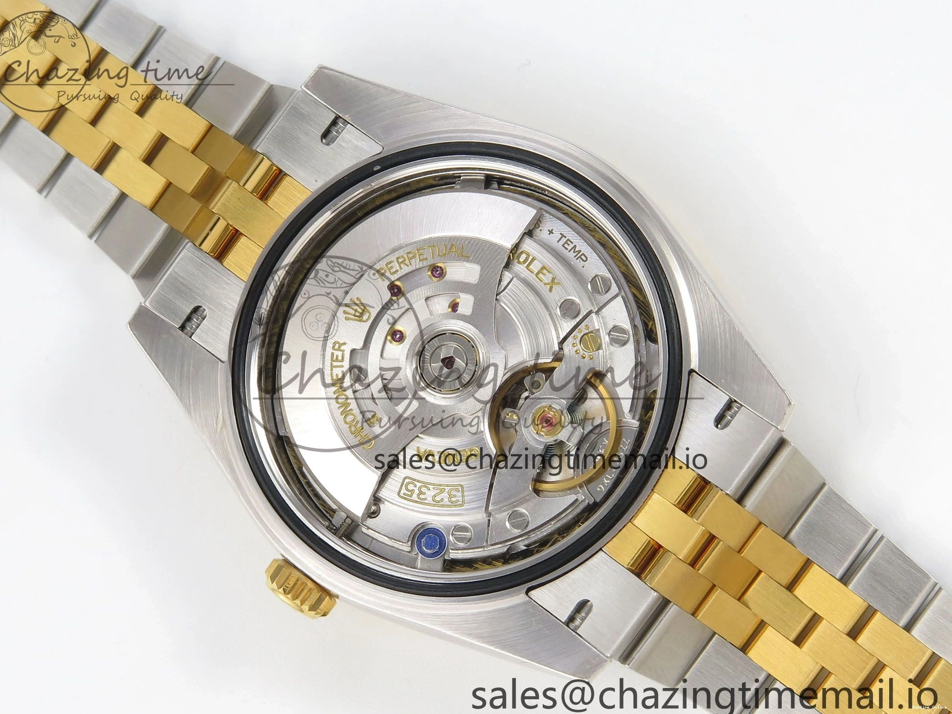 1227 DateJust 41 126333 SS YG ARF 1:1 Best Edition YG Stick Dial on Jubilee Bracelet SH3235 (Weighted) Effortless 216